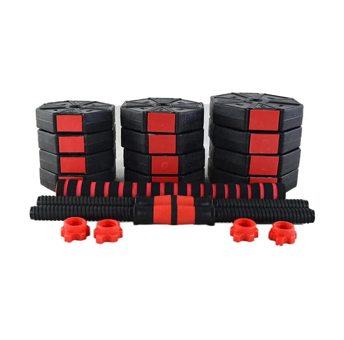 20KG Dumbbell and Barbell Adjustable Set Connecting Rod